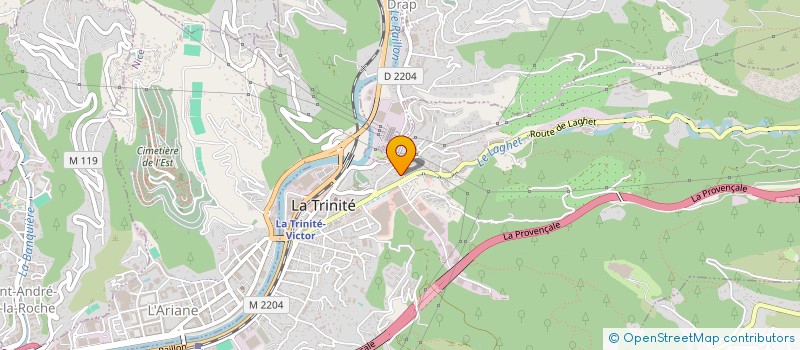 localisation de l'entreprise MONSIEUR GERARD GAUDO à LA TRINITE