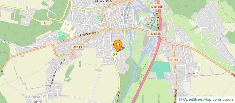 localisation de l'entreprise MONSIEUR GERARD GAUTHIER à LOUVIERS