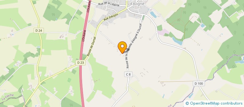 localisation de l'entreprise MONSIEUR GERARD GAUTIER  JUIGNE SUR SARTHE