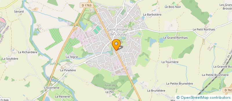 localisation de l'entreprise MONSIEUR GERARD GAUTUN à MONTAIGU-VENDEE