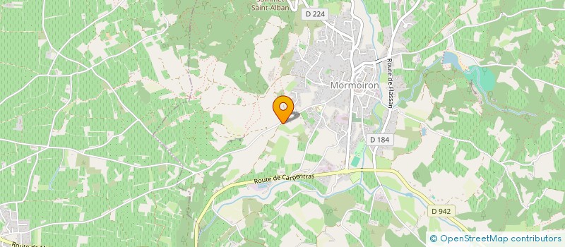 localisation de l'entreprise MONSIEUR GERARD GAY à MORMOIRON