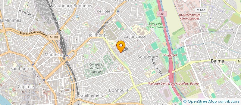 localisation de l'entreprise MONSIEUR GERARD GAYE à TOULOUSE