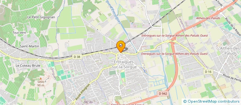localisation de l'entreprise MONSIEUR GERARD GELAS à ENTRAIGUES-SUR-LA-SORGUE