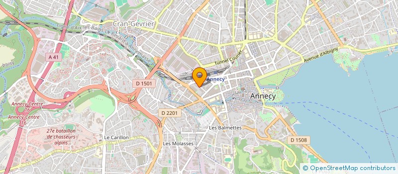 localisation de l'entreprise MONSIEUR GERARD GENCEY à ANNECY