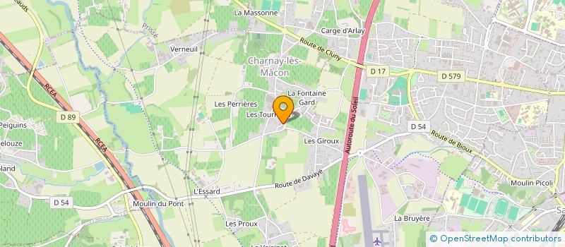 localisation de l'entreprise MONSIEUR GERARD GEORGEON à CHARNAY-LES-MACON