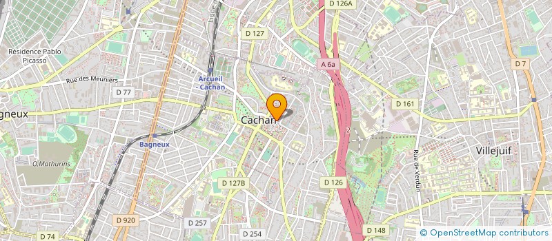 localisation de l'entreprise MONSIEUR GERARD GESNEL à CACHAN