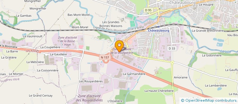 localisation de l'entreprise MONSIEUR GERARD GESTIN  CHATEAUBOURG