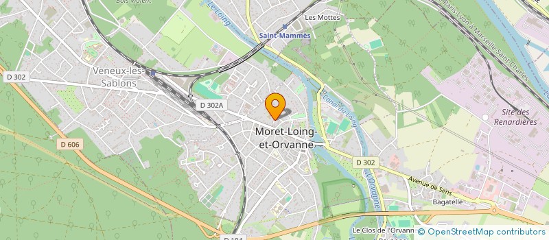 localisation de l'entreprise MONSIEUR GERARD GEYER  MORET-LOING-ET-ORVANNE