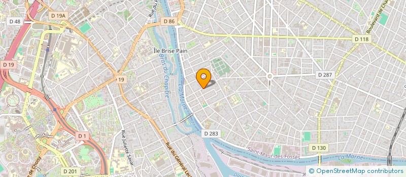 localisation de l'entreprise MONSIEUR GERARD GIACOMETTI à SAINT-MAUR-DES-FOSSES