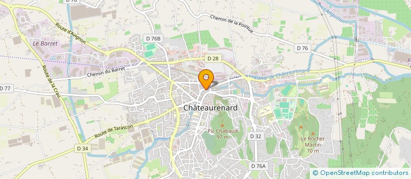 localisation de l'entreprise MONSIEUR GERARD GIBERT à CHATEAURENARD