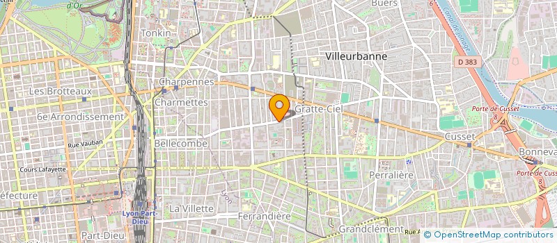 localisation de l'entreprise MONSIEUR GERARD GIEZENTANNER à VILLEURBANNE
