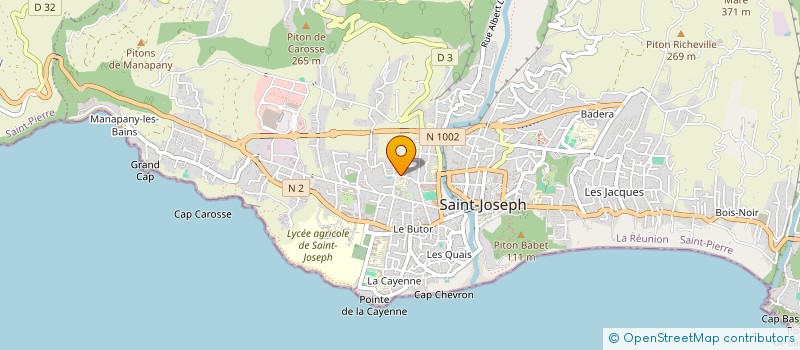 localisation de l'entreprise MONSIEUR GERARD GIGAN à SAINT-JOSEPH