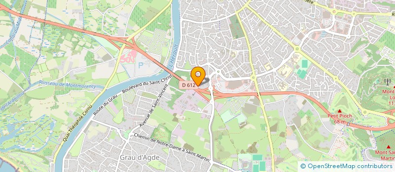 localisation de l'entreprise MONSIEUR GERARD GIGNAC à AGDE