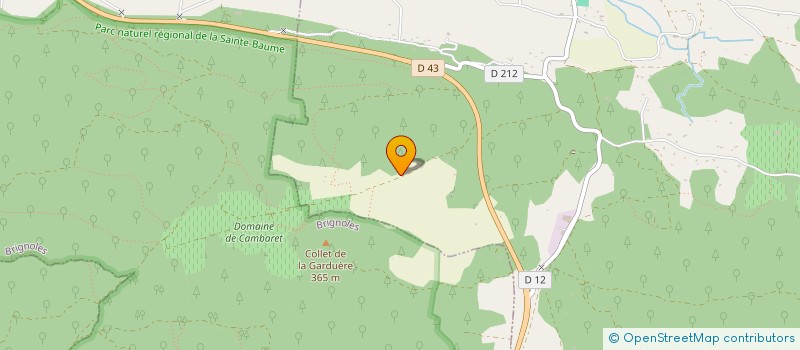 localisation de l'entreprise MONSIEUR GERARD GILARDO  BRIGNOLES