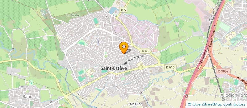 localisation de l'entreprise MONSIEUR GERARD GILLOT  SAINT-ESTEVE