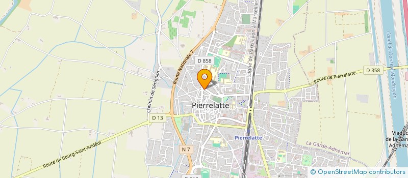 localisation de l'entreprise MONSIEUR GERARD GILOT à PIERRELATTE