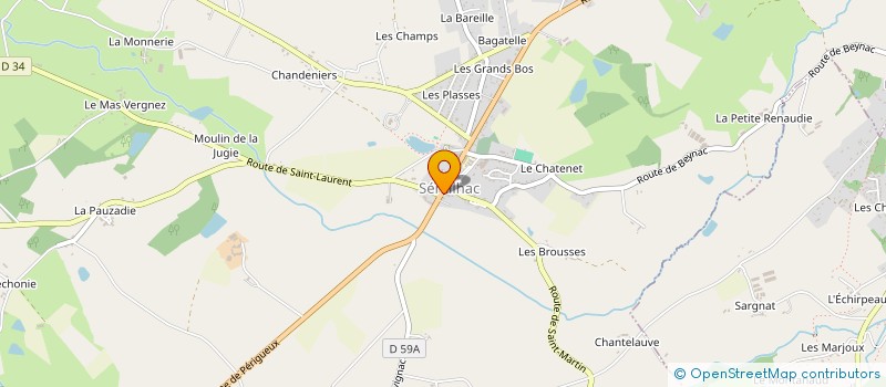 localisation de l'entreprise MONSIEUR GERARD GIMENEZ à SEREILHAC