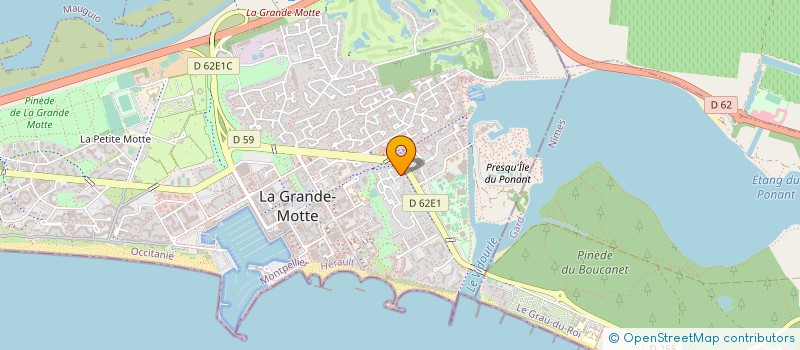 localisation de l'entreprise MONSIEUR GERARD GIRARD à LA GRANDE-MOTTE
