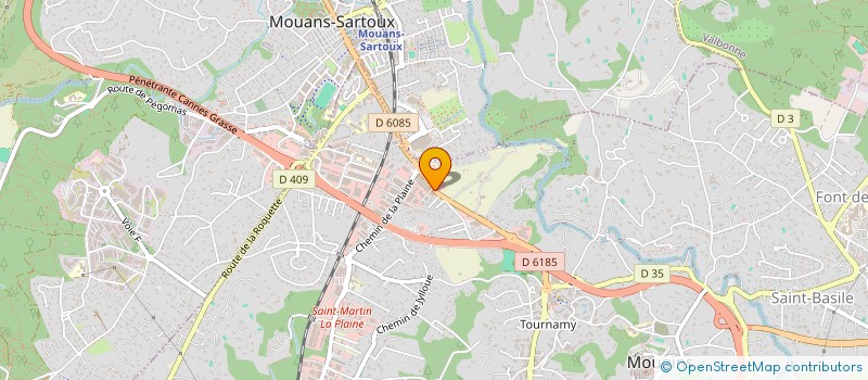 localisation de l'entreprise MONSIEUR GERARD GIRAUD à MOUGINS