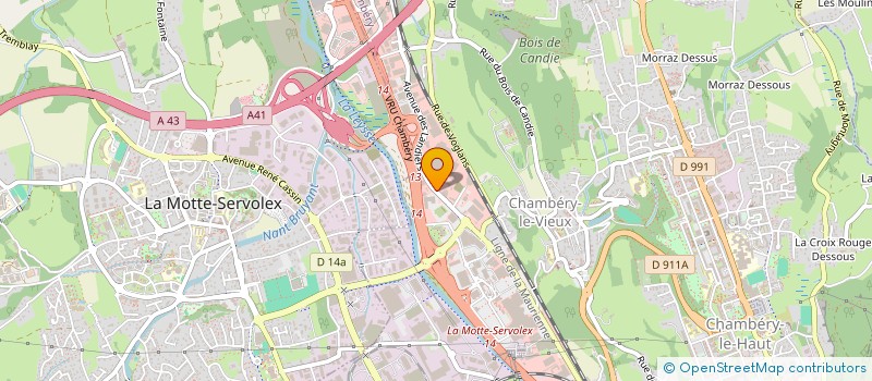 localisation de l'entreprise MONSIEUR GERARD GOBBO  CHAMBERY