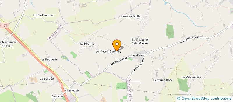 localisation de l'entreprise MONSIEUR GERARD GODEY à SAINT-JEAN-D'ELLE