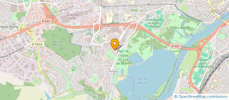 localisation de l'entreprise MONSIEUR GERARD GOHIER  ANGERS