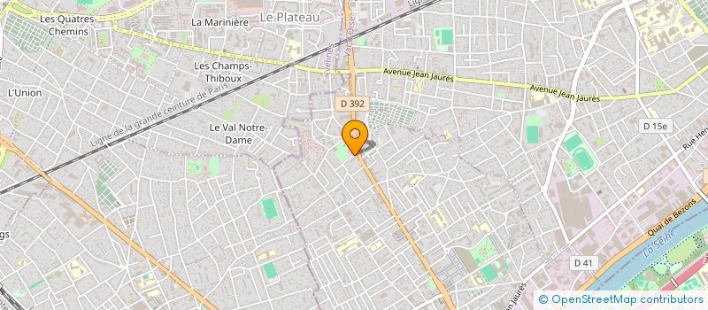 localisation de l'entreprise MONSIEUR GERARD GONCALVES  LA GARENNE-COLOMBES