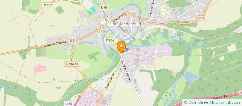 localisation de l'entreprise MONSIEUR GERARD GORLT  SAINTE-MENEHOULD