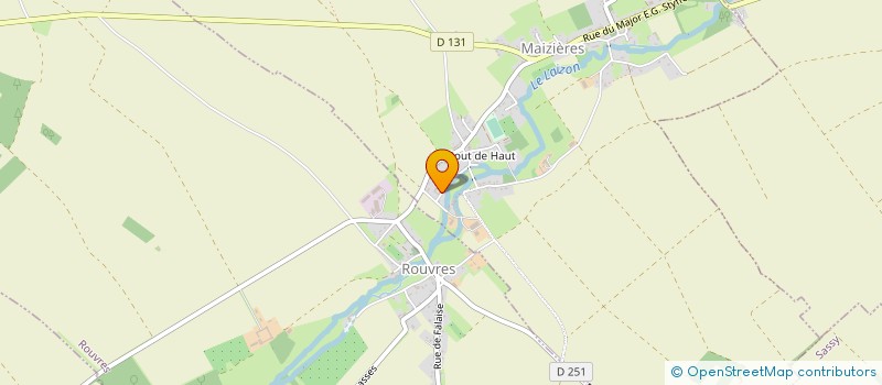 localisation de l'entreprise MONSIEUR GERARD GOSNET à MAIZIERES
