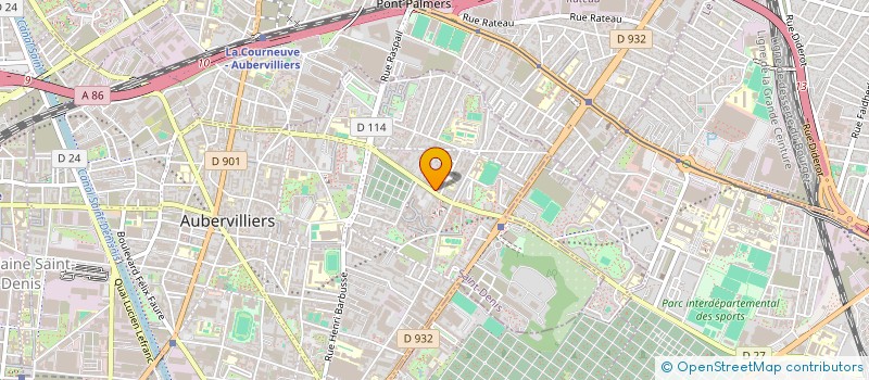 localisation de l'entreprise MONSIEUR GERARD GOUELLAIN à AUBERVILLIERS