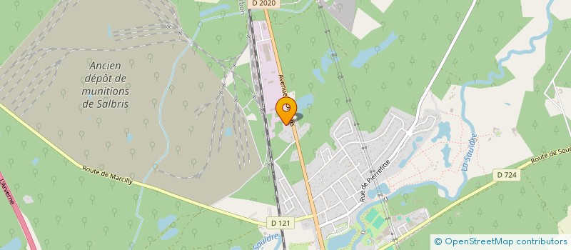 localisation de l'entreprise MONSIEUR GERARD GOULET  SALBRIS