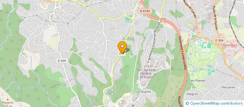 localisation de l'entreprise MONSIEUR GERARD GOUOT  GRASSE