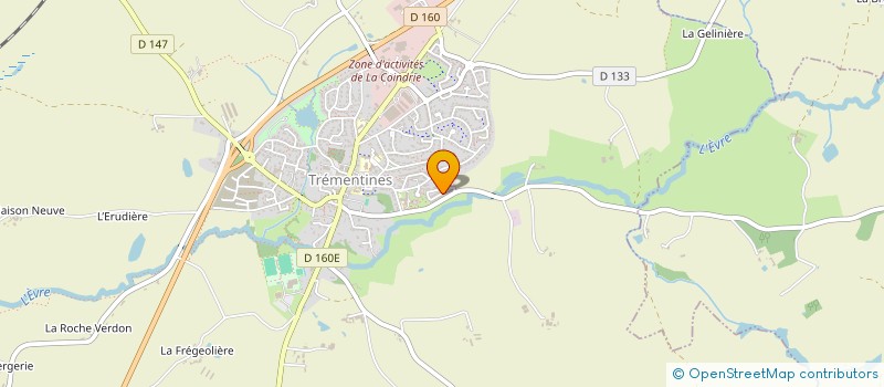 localisation de l'entreprise MONSIEUR GERARD GOURICHON  NUAILLE