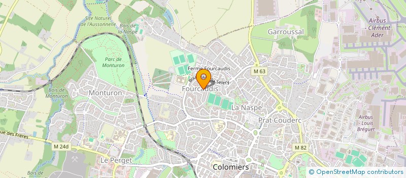 localisation de l'entreprise MONSIEUR GERARD GOUT à COLOMIERS