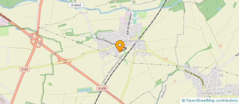 localisation de l'entreprise MONSIEUR GERARD GRABER  RAEDERSHEIM