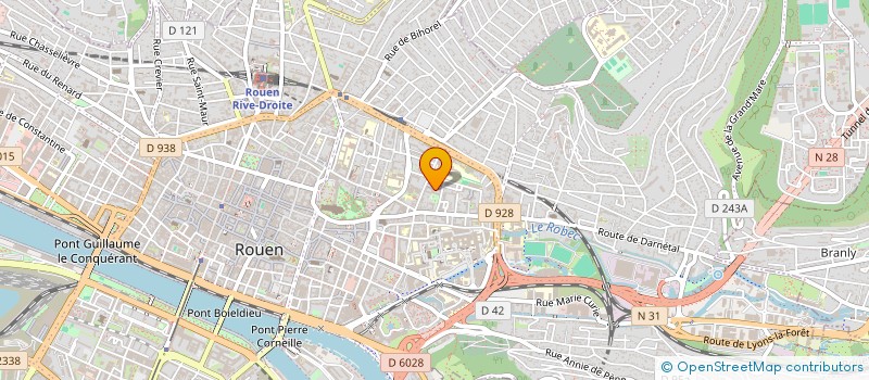 localisation de l'entreprise MONSIEUR GERARD GRANDIN  ROUEN