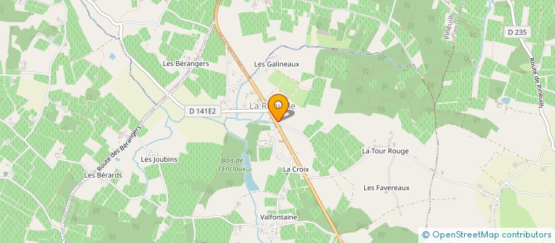 localisation de l'entreprise MONSIEUR GERARD GRELET à LA ROQUILLE