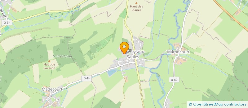 localisation de l'entreprise MONSIEUR GERARD GREPINET  VALLEROY-AUX-SAULES