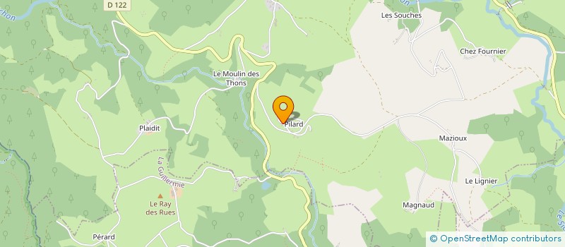 localisation de l'entreprise MONSIEUR GERARD GRILLOT  FERRIERES-SUR-SICHON