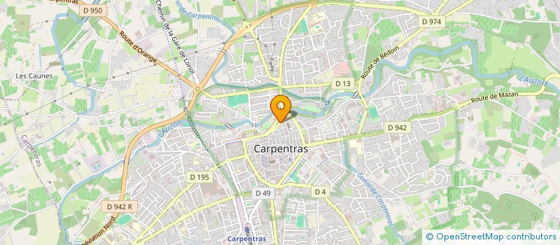 localisation de l'entreprise MONSIEUR GERARD GRIMONT  CARPENTRAS