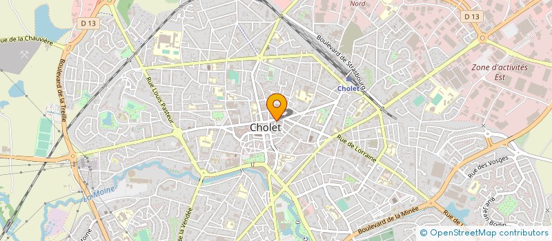 localisation de l'entreprise MONSIEUR GERARD GRISON à CHOLET