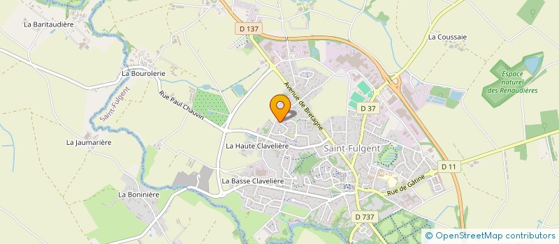 localisation de l'entreprise MONSIEUR GERARD GROBON  SAINT-FULGENT