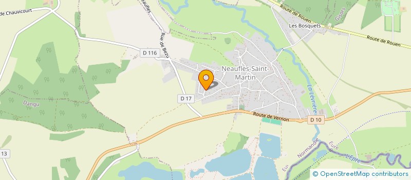 localisation de l'entreprise MONSIEUR GERARD GROPPELLI  NEAUFLES-SAINT-MARTIN