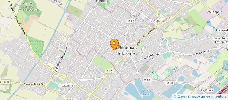 localisation de l'entreprise MONSIEUR GERARD GROS à VILLENEUVE-TOLOSANE