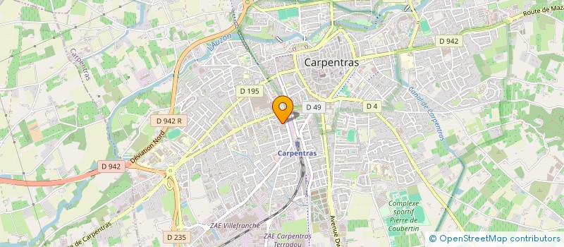 localisation de l'entreprise MONSIEUR GERARD GROS à CARPENTRAS