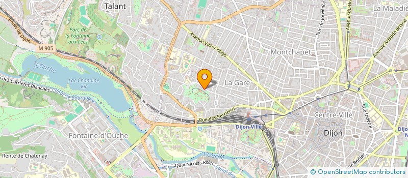 localisation de l'entreprise MONSIEUR GERARD GRUER à DIJON