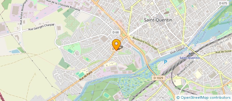 localisation de l'entreprise MONSIEUR GERARD GRZEZIEZAK à SAINT-QUENTIN