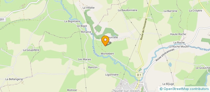localisation de l'entreprise MONSIEUR GERARD GUEDON à NUILLE SUR VICOIN