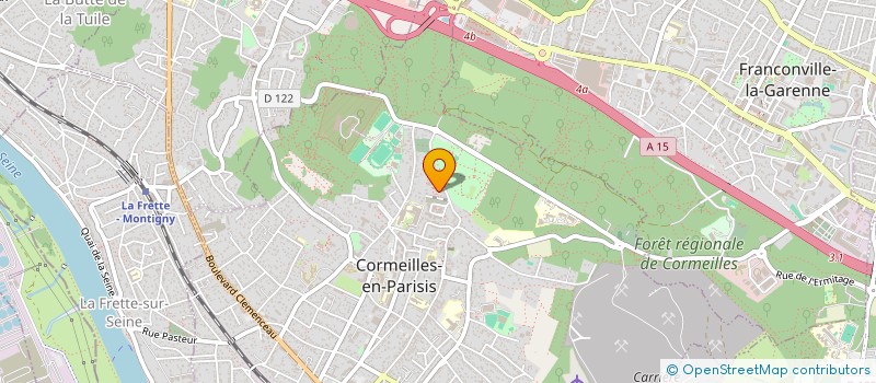 localisation de l'entreprise MONSIEUR GERARD GUEGANIC  CORMEILLES-EN-PARISIS