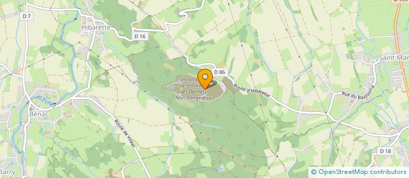 localisation de l'entreprise MONSIEUR GERARD GUENE  BENAC